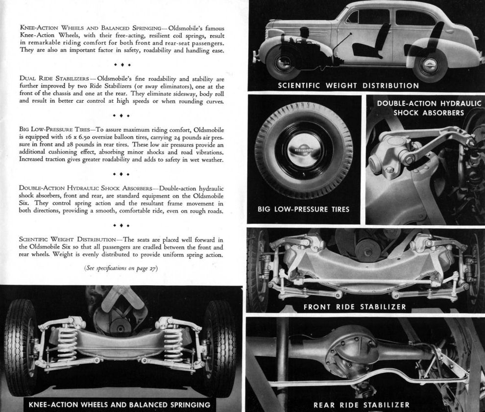 1937 Oldsmobile Six Brochure Page 14